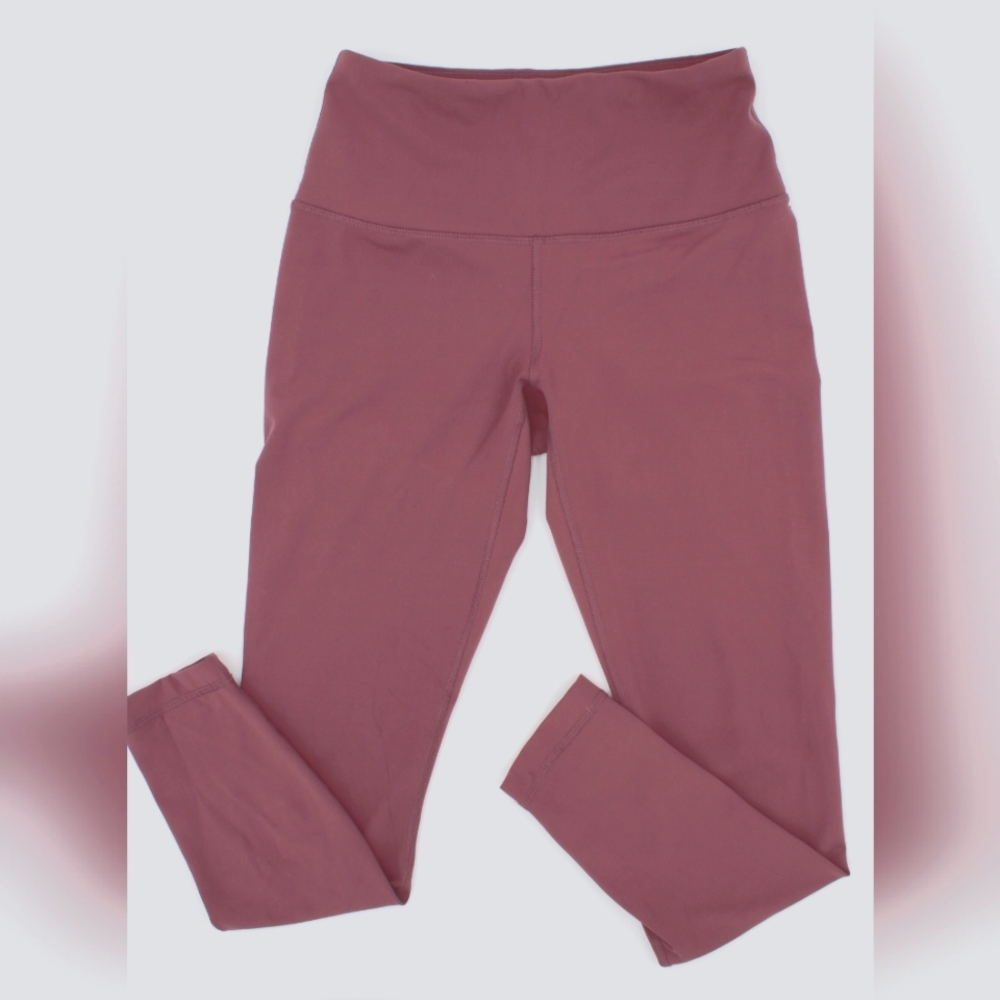 90 Degree by Reflex Women’s Athletic Leggings – Size S | Dark Rose